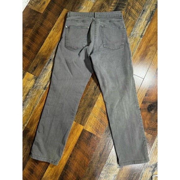 Eileen Fisher Womens Size S Stretch Crepe Slim Leg Ankle Pants Gray - Picture 4 of 4